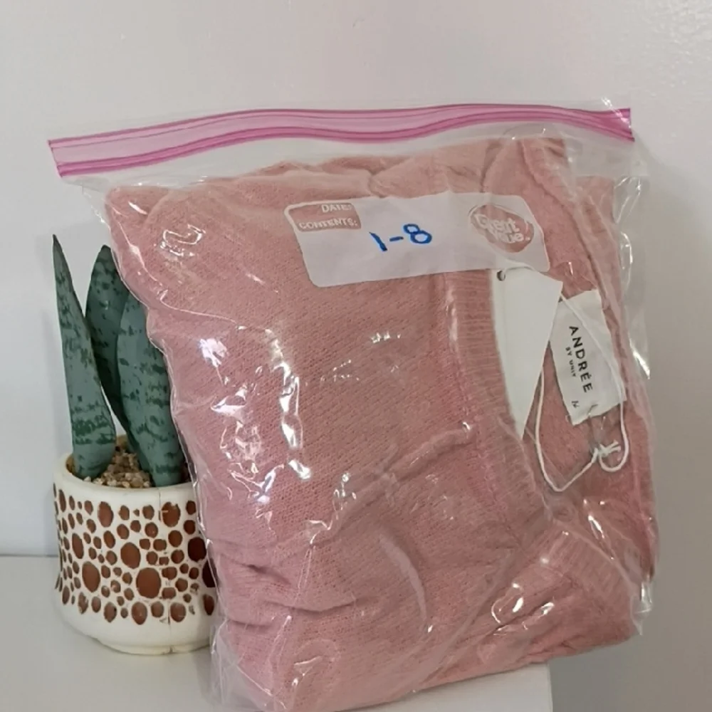 Andree By Unit Women’s Blush Pink Sweatshirt – Size 1X (NWT) - Picture 11 of 11